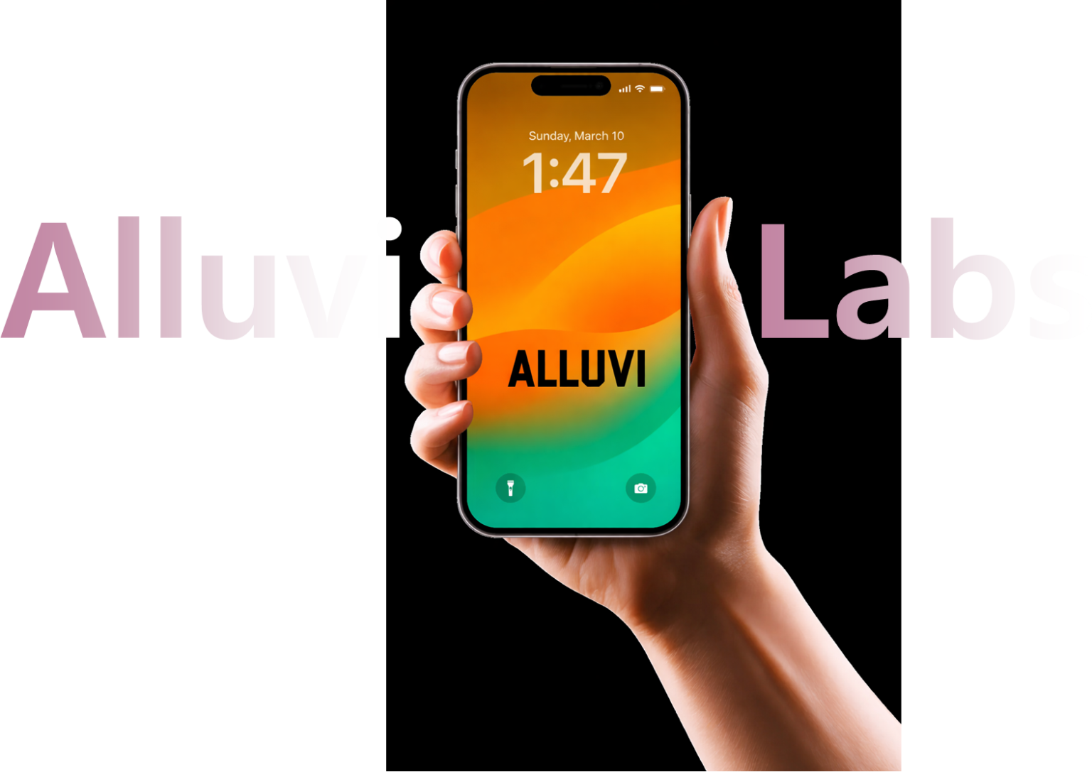 Alluvi iPhone Mockup